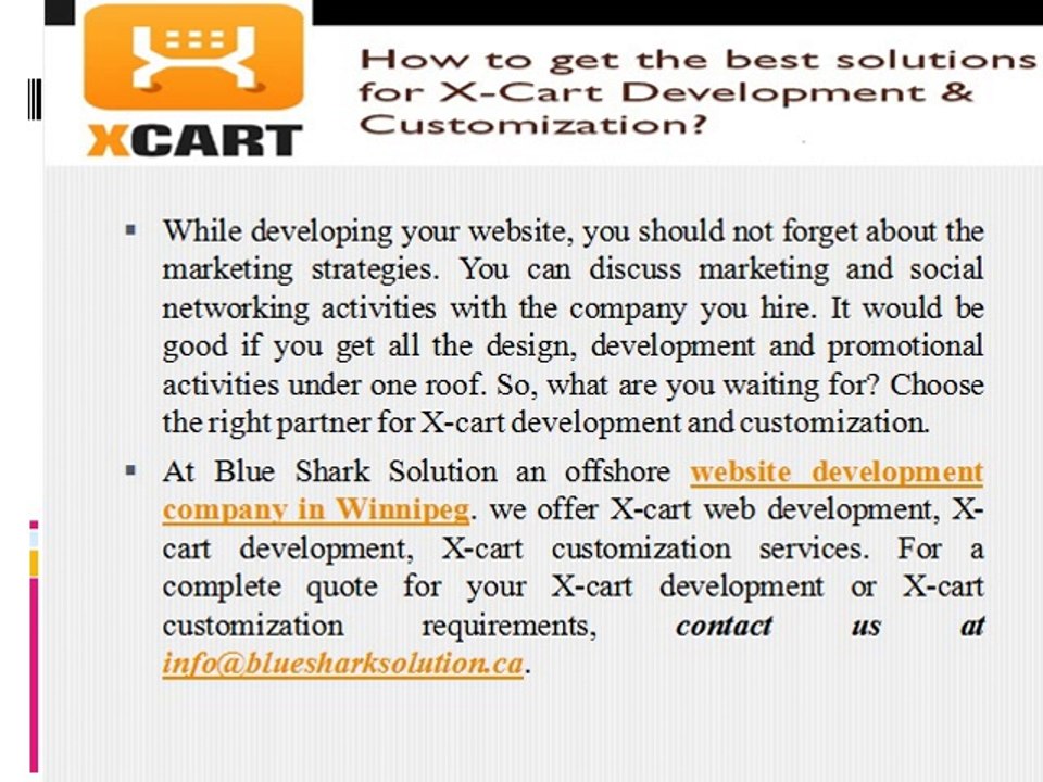How to get the best solutions for X-Cart Development & Customization?