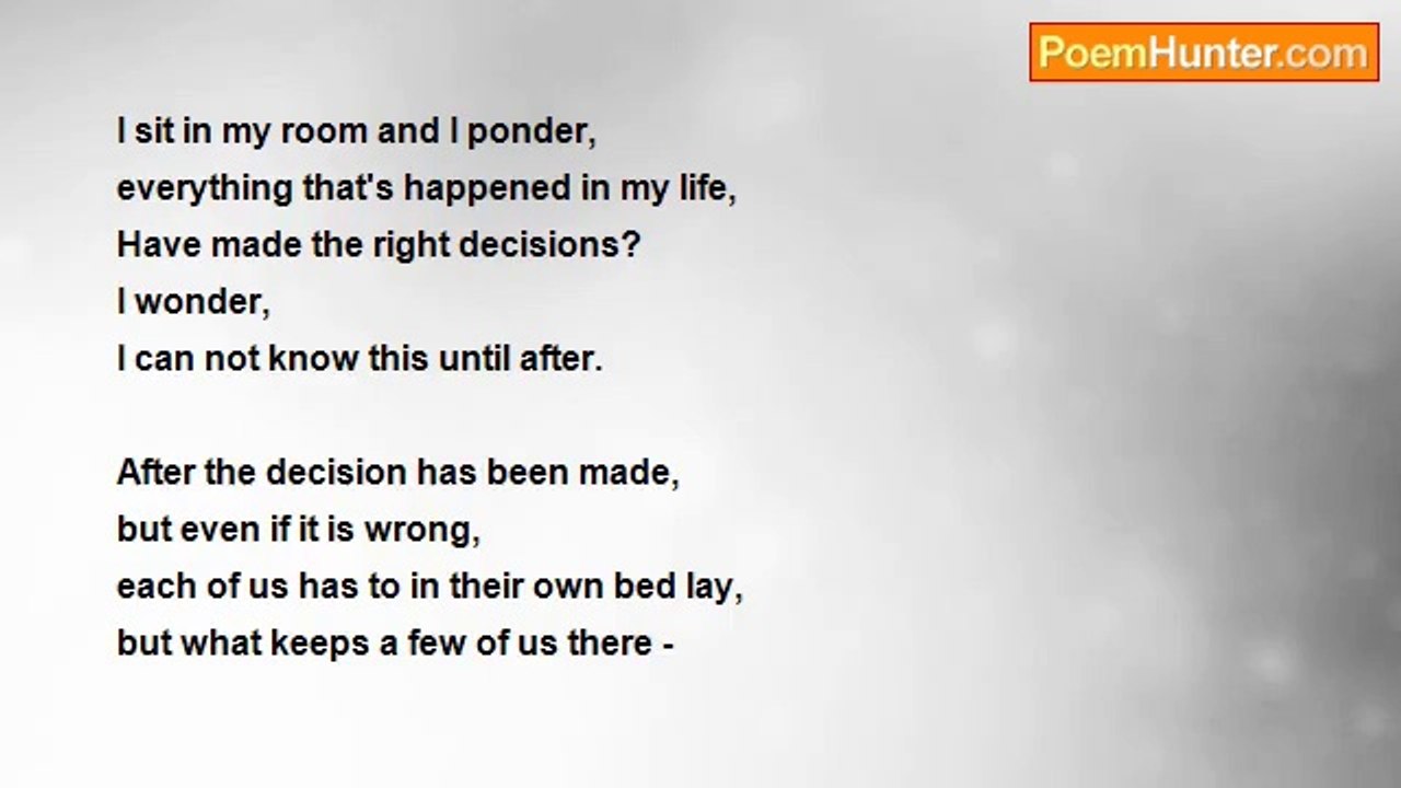 Liz Munro - DECISIONS