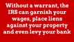 Wage Garnishment - Income Tax Relief