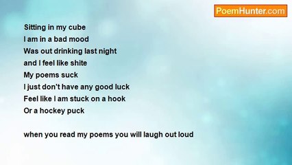 tiyler durden - shity monday poem