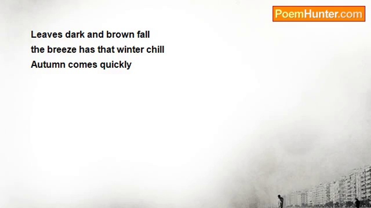 tiyler durden - Autumn comes quickly (HAI KU)