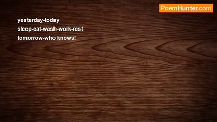 Richard Terrify - yesterday-today (senryu)