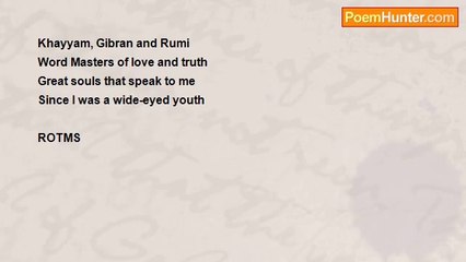 Ray Lucero - POET MASTERS OF OLD