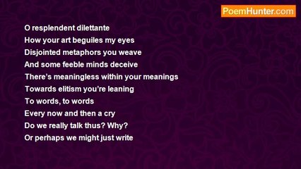 Justin Robert Cooper - Dilettante