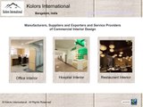 Interior Design Services in Bangalore - Kolors International