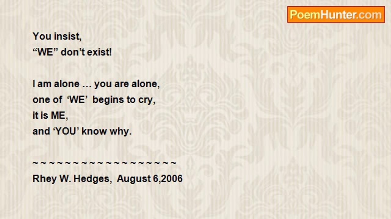 RHEY W. HEDGES - EVERYTHING NEW IS OLD AGAIN