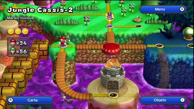 New Super Mario Bros. U - Jungle Cassis - 5-2 : Marais toxique (Sortie secrète)
