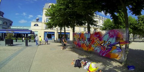 Le musée passager - Performance street art Nebay