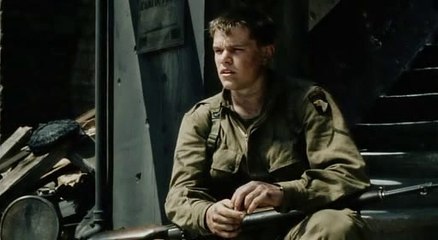 Matt Damon en Salvar al Soldado Ryan