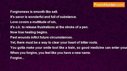 Sallie Marie Tompkins - Forgiveness