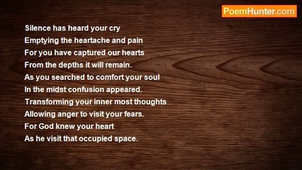 Gaye Hight - Silence Has Heard Your Cry