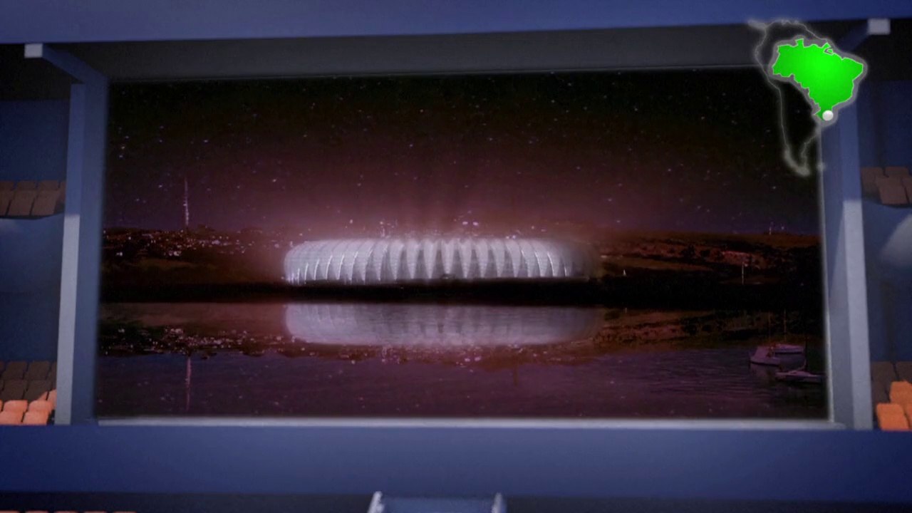 Le stade Beira-Rio de Porto Alegre