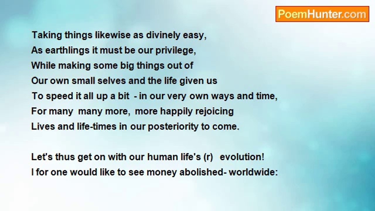 Erhard Hans Josef Lang - Life Is In No Hurry To Evolve