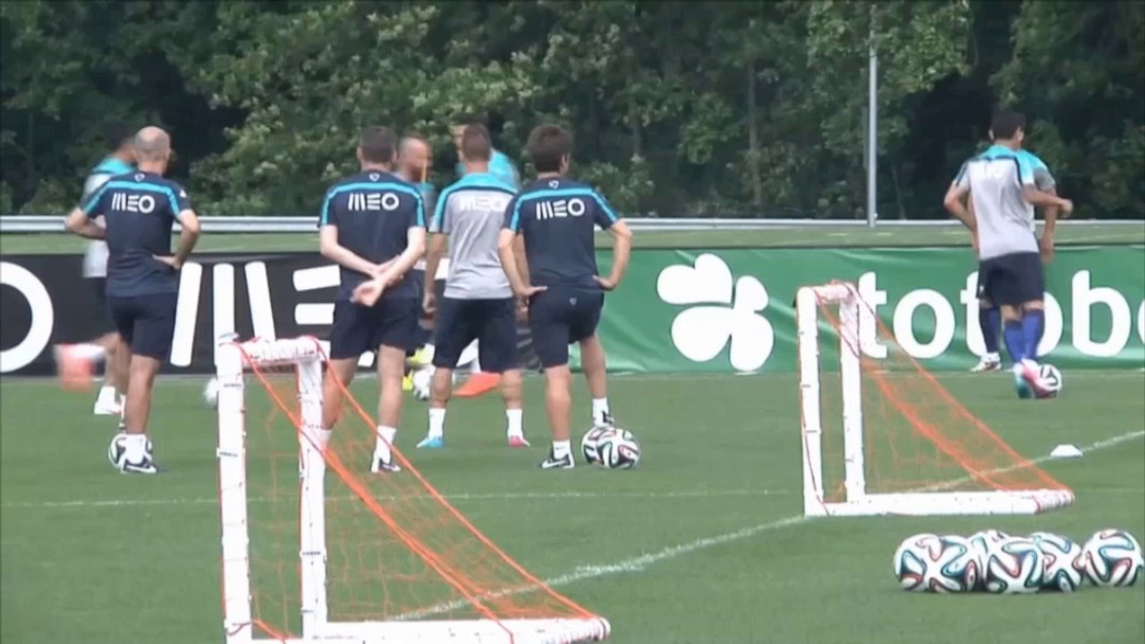 WM 2014: Cristiano Ronaldo bricht Training ab