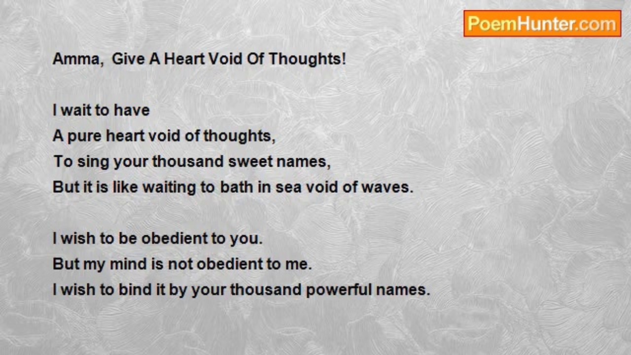 Raman Savithiri - 995. Give me heart void of th...
