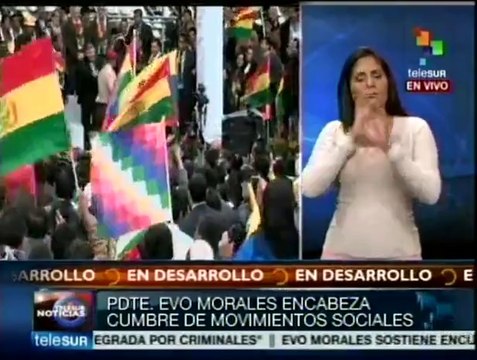 Magno encuentro de movimientos sociales antecede a Cumbre en Bolivia