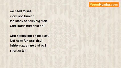 Harlan Simantel - nba humor?