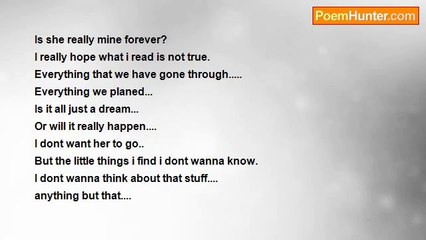 Stuart Bermann - Is she really mine forever?