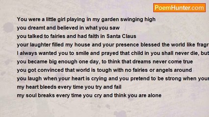 Richa Tiwari Joshi - my little girl