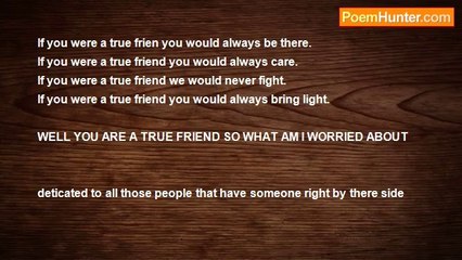 Shastina McElmurry - TRUE FRIEND