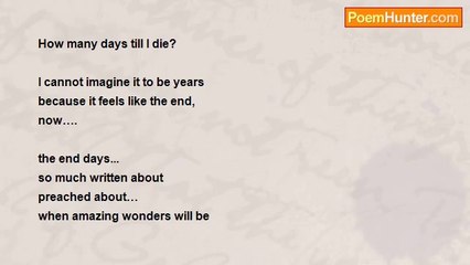 YURI DURAAN - How Many Days Till I Die?