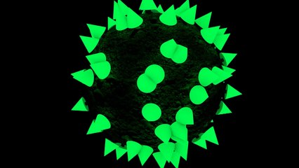 Planet with Luminated Trees