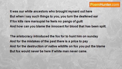 Francis Duggan - On Fox You Put The Blame