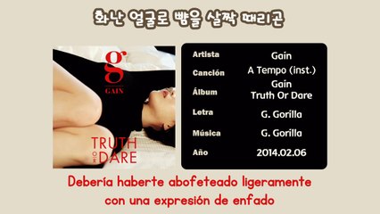 Gain (Brown Eyed Girls ) - A Tempo (inst.)