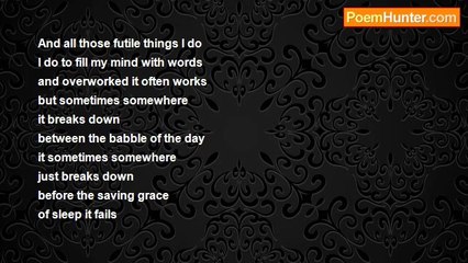 Sean Joyce - Sometimes It Beaks Down