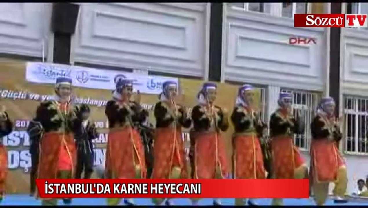 İstanbul'da karne heycanı