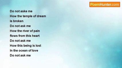 Ershad Mazumder - Do Not Ask Me