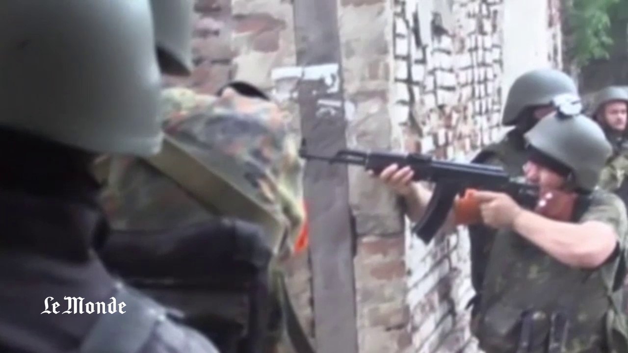 Scènes de guerre dans les rues de Marioupol en Ukraine