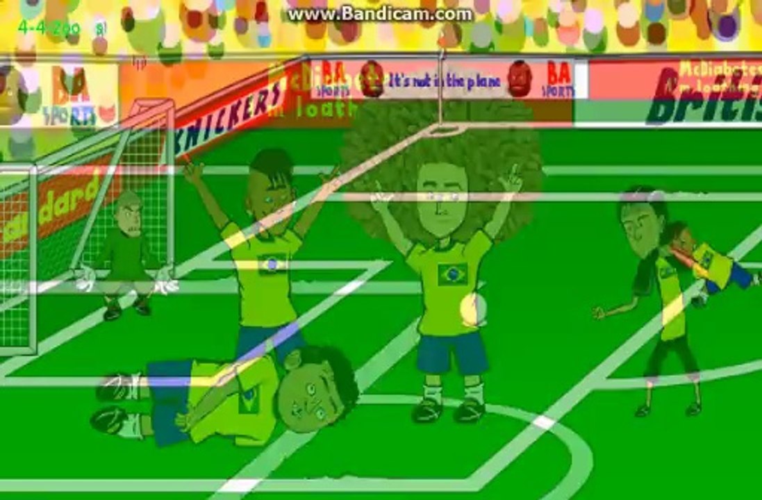 Brezilya 3-1 Hırvatistan (Cartoon Format)