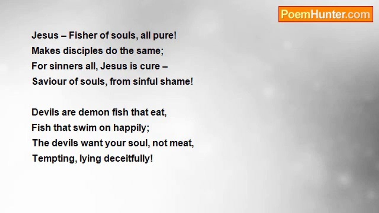 Dr John Celes - Jesus – Fisher of Souls...