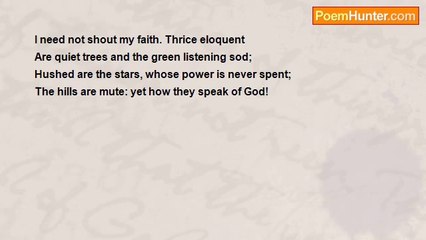 Charles Hanson Towne - Silence