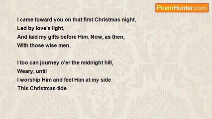 Charles Hanson Towne - Toward Bethlehem