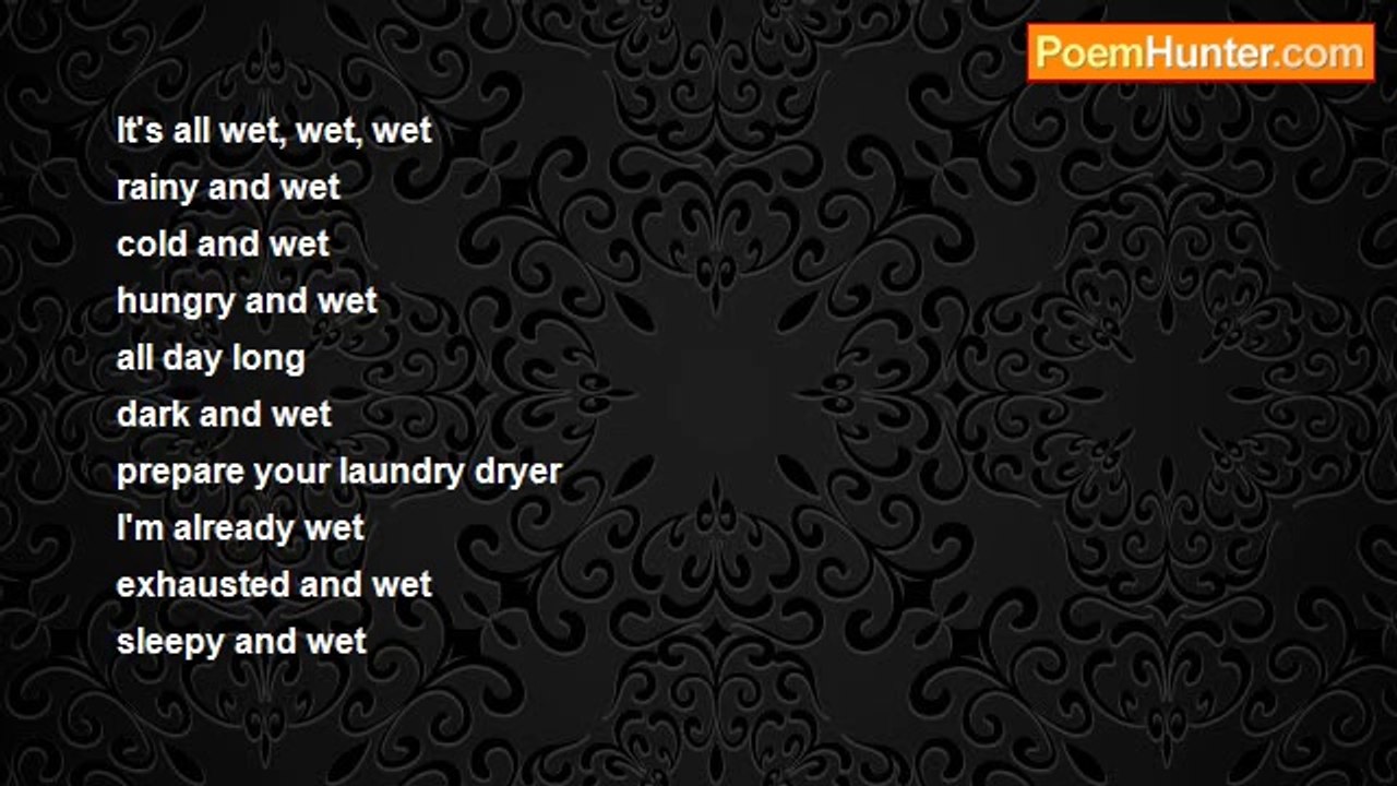 maria sudibyo - It's All wet, wet, wet