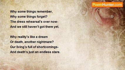 Patti Masterman - Why some things remember