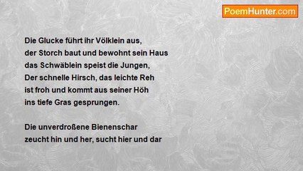 Paul Gerhardt - Sommergesang