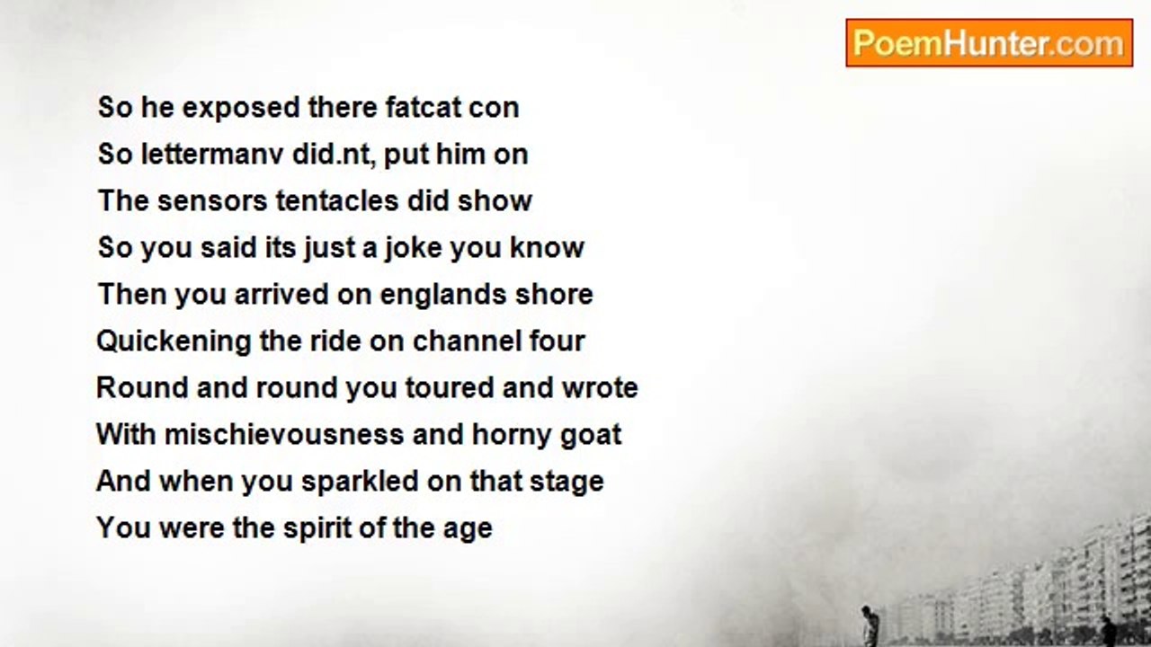 will munter - Its Just A Ride- rip Bill Hicks died 28th feb 1994-shine on