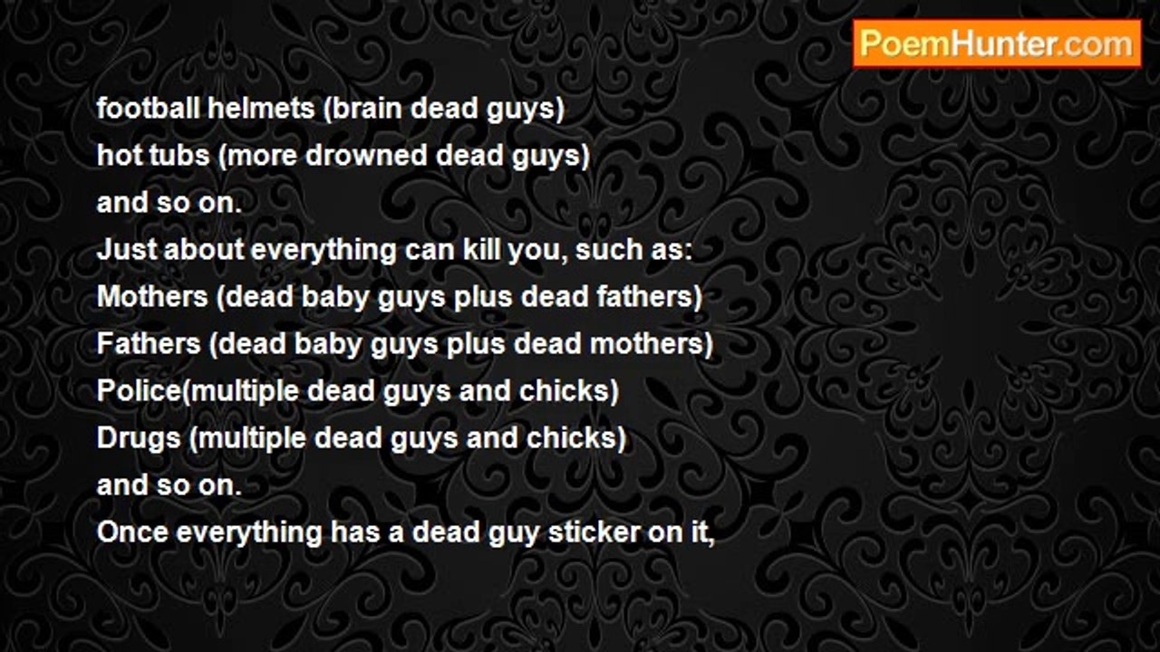 Richard Jarboe - Dead Guy Stickers