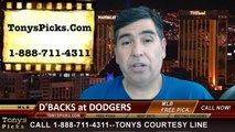 LA Dodgers vs. Arizona Diamondbacks Pick Prediction MLB Odds Preview 6-13-2014