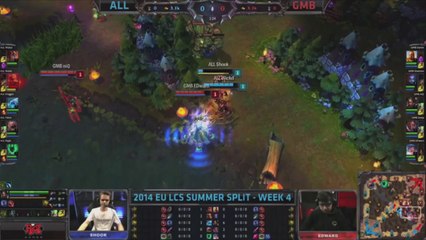 Edward n'hésite pas à prendre le FB avec sa Sona - League of Legends - PC