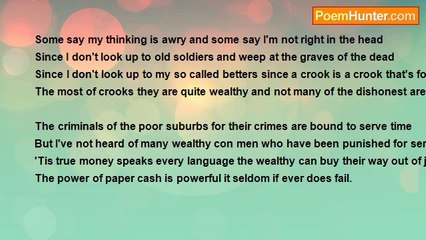 Francis Duggan - Who Would Wish To Be Born To Poor Parents