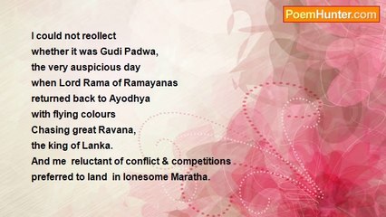 CHOUDHURI SUKUMAR - On this day of Gudi Padwa