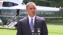 Obama say U.S. not sending troops 