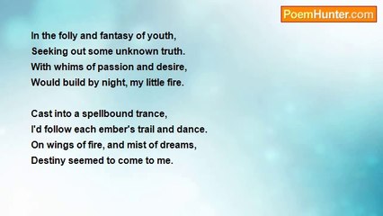 Barry A. Lanier - My Fire (Written At Age 16)