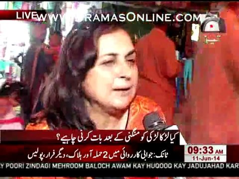 Kia Larka Larki Ko Shadi se pehle bat karni chahiye mangni k doran Geo Tezz did a public poll