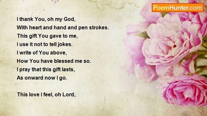 Greg Oosterhouse - 'I Thank You, Oh My God'