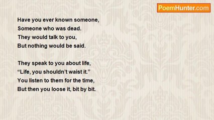 Jordan Simon - Have You Known Someone Who Was Dead?